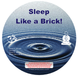 Sleep Like a Brick - Binaural Beat Non abusive CD / mp3 - Graphic